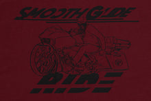 Load image into Gallery viewer, Rd. Smooth Glide Ride TP T-Shirt Burgundy

